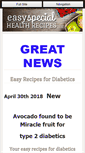 Mobile Screenshot of easy-special-health-recipes.com